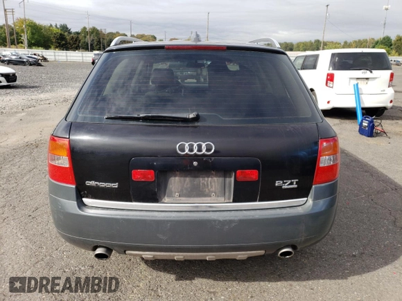 2004 Audi allroad A6 V8 with VIN WA1YD64BX4N094154, listed as a Copart auction lot 73637534 with 182,534 mi miles and Salvage Title. Bid and sale history available at DreamBid. Image 6.