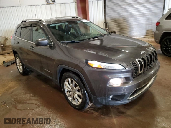 2015 Jeep Cherokee Limited with VIN 1C4PJMDS5FW698416, listed as a Copart auction lot 46126265 with 125,919 mi miles and Clean Title. Bid and sale history available at DreamBid. Image 4.