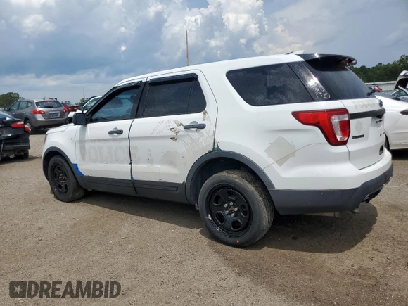 2016 Ford Utility Police Interceptor with VIN 1FM5K8AR6GGD31450, listed as a Copart auction lot 74237674 with 51,949 mi miles and Salvage Title. Bid and sale history available at carsss.com. Image 2.
