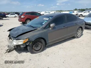 2009 Honda Civic LX z VIN 19XFA16519E049535, wystawiony jako Copart lot #53685415 z przebiegiem 184 668 mil mil oraz Szkoda całkowita • Salvage title. Historia ofert i sprzedaży dostępna na DreamBid. Obrazek 1.