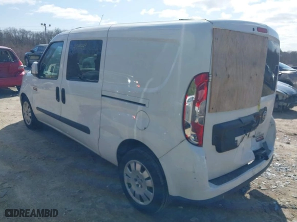 2015 Ram ProMaster City Cargo Van Tradesman SLT with VIN ZFBERFBT8F6A02550, listed as a IAAI auction lot 41799349 with 200,388 mi miles. Bid and sale history available at carsss.com. Image 3.