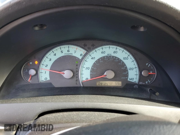 2008 Toyota Camry LE with VIN 4T1BE46K38U241299, listed as a Copart auction lot 54264895 with 128,125 mi miles and Salvage Title. Bid and sale history available at carsss.com. Image 9.