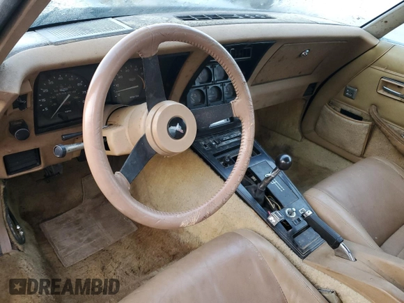 1981 Chevrolet Corvette with VIN 1G1AY8760B5104301, listed as a Copart auction lot 85943574 with 85,983 mi miles and Clean Title. Bid and sale history available at carsss.com. Image 8.