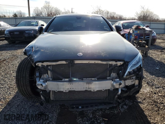 2019 Mercedes-Benz C 300 with VIN WDDWJ8EB5KF856691, listed as a Copart auction lot 82605784 with 59,543 mi miles and Salvage title. Bid and sale history available at DreamBid. Image 5.