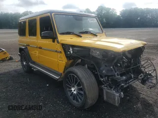 2017 Mercedes-Benz G 63 AMG with VIN WDCYC7DF0HX263541, listed as a Copart auction lot 61446875 with 54,680 mi miles and Salvage title. Bid and sale history available at DreamBid. Image 4.