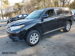 2013 Toyota Highlander with VIN 5TDZA3EH2DS046081, listed as a Copart auction lot 50203645 with 343,477 mi miles and Clean Title. Bid and sale history available at carsss.com. Image 1.