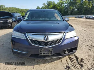 2016 Acura MDX Technology with VIN 5FRYD4H45GB054524, listed as a Copart auction lot 64028205 with 105,750 mi miles and Salvage title. Bid and sale history available at DreamBid. Image 5.