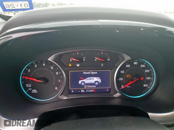 2020 Chevrolet Traverse LT Cloth с VIN 1GNERGKW7LJ199477, выставлен на аукционе Copart как лот 66543335 с пробегом 21 269 миль миль и Чистый • Clean title. История ставок и продаж доступна на DreamBid. Изображение 9.