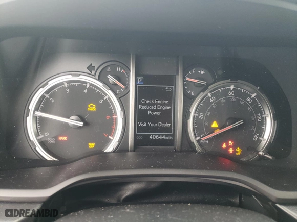 2022 Toyota 4Runner TRD Off Road Premium with VIN JTERU5JRXN6024912, listed as a Copart auction lot 45607305 with 40,644 mi miles and Salvage Title. Bid and sale history available at carsss.com. Image 9.