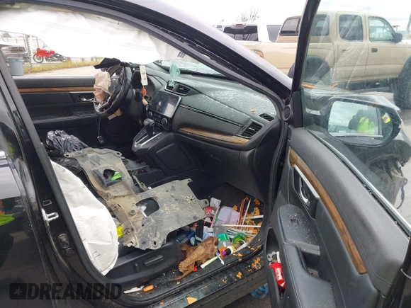 2019 Honda CR-V EX-L with VIN 5J6RW1H86KA005197, listed as a IAAI auction lot 41802369 with 100,807 mi miles. Bid and sale history available at carsss.com. Image 5.