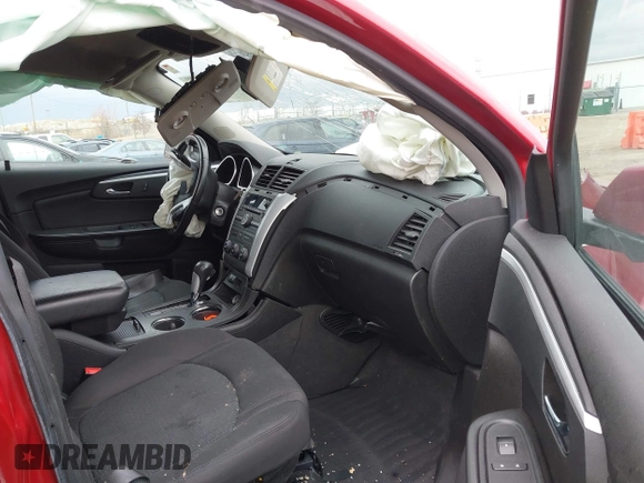2012 Chevrolet Traverse 1LT with VIN 1GNKRGED9CJ330924, listed as a IAAI auction lot 41832593 with 159,303 mi miles and . Bid and sale history available at DreamBid. Image 5.
