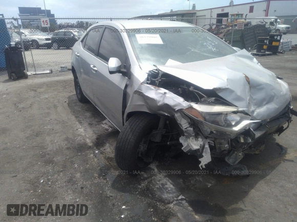 2015 Toyota Corolla L with VIN 5YFBURHE0FP281457, listed as a IAAI auction lot 39664934 with Not Provided miles and . Bid and sale history available at DreamBid. Image 1.