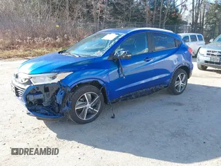 2022 Honda HR-V EX with VIN 3CZRU6H51NM734255, listed as a IAAI auction lot 41001447 with 45,585 mi miles. Bid and sale history available at carsss.com. Image 2.