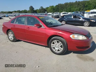 2014 Chevrolet Impala LT with VIN 2G1WB5E30E1147475, listed as a Copart auction lot 53700655 with 134,661 mi miles and Salvage title. Bid and sale history available at DreamBid. Image 4.