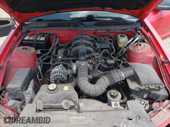 2007 Ford Mustang Deluxe with VIN 1ZVFT84N375235279, listed as a IAAI auction lot 42580211 with 57,791 mi miles and . Bid and sale history available at DreamBid. Image 10.