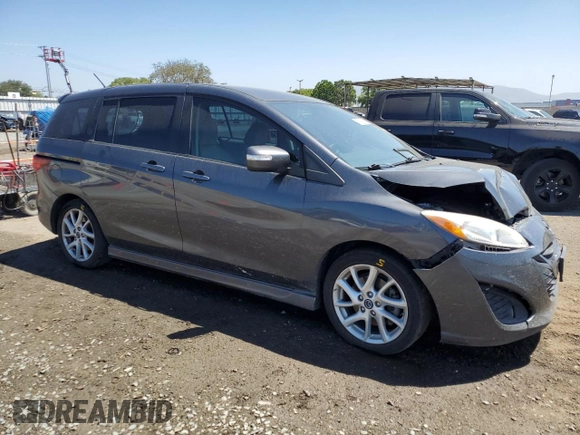 2015 Mazda 5 Touring with VIN JM1CW2CL2F0188459, listed as a Copart auction lot 67553274 with 185,581 mi miles and Salvage Title. Bid and sale history available at DreamBid. Image 4.