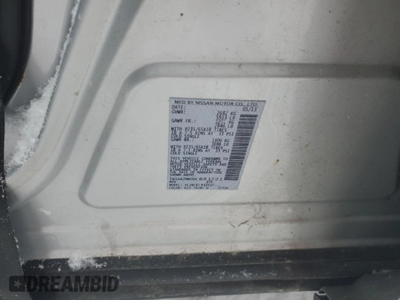 2013 Nissan Pathfinder S with VIN 5N1AR2MM3DC683721, listed as a Copart auction lot 46136365 with 192,177 mi miles and Salvage Title. Bid and sale history available at carsss.com. Image 15.