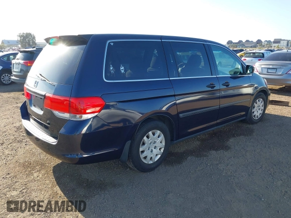 2008 Honda Odyssey LX with VIN 5FNRL382X8B043313, listed as a IAAI auction lot 42085879 with 164,522 mi miles. Bid and sale history available at carsss.com. Image 4.