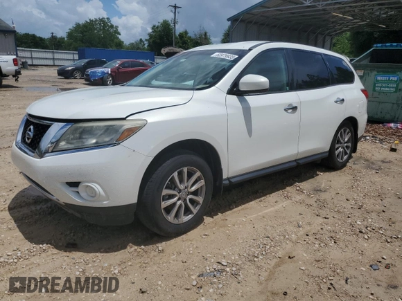 2014 Nissan Pathfinder Platinum with VIN 5N1AR2MN0EC714515, listed as a Copart auction lot 60979935 with 227,975 mi miles and Salvage title. Bid and sale history available at DreamBid. Image 1.
