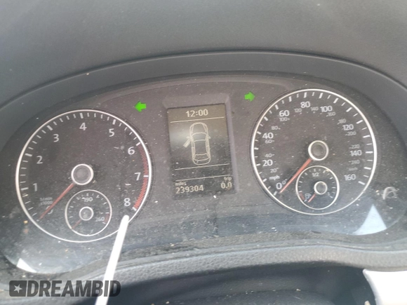 2012 Volkswagen Passat SE z VIN 1VWBP7A31CC058642, wystawiony jako Copart lot #54897785 z przebiegiem 239 304 mil mil oraz Szkoda całkowita • Salvage title. Historia ofert i sprzedaży dostępna na DreamBid. Obrazek 9.