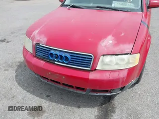 2002 Audi A4 1.8T with VIN WAULC68EX2A313915, listed as a IAAI auction lot 40235630 with 139,422 mi miles. Bid and sale history available at carsss.com. Image 6.
