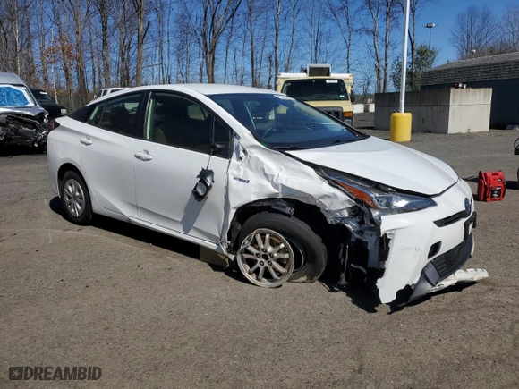 2021 Toyota Prius L Eco with VIN JTDKAMFU9M3148384, listed as a Copart auction lot 52509565 with 159,435 mi miles and Clean Title. Bid and sale history available at carsss.com. Image 4.