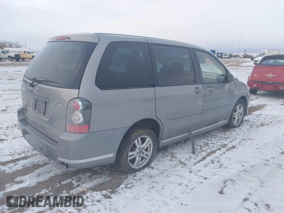 2004 Mazda MPV LX z VIN JM3LW28A240518838, wystawiony jako IAAI lot #41267846 z przebiegiem 309 475 mil mil oraz . Historia ofert i sprzedaży dostępna na DreamBid. Obrazek 4.
