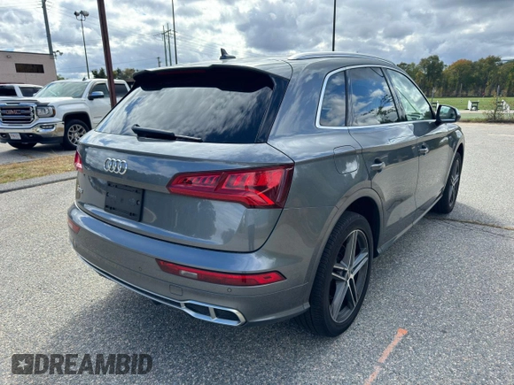 2018 Audi SQ5 Premium Plus with VIN WA1A4AFY2J2146301, listed as a Copart auction lot 74635834 with 123,389 mi miles and Clean Title. Bid and sale history available at DreamBid. Image 4.
