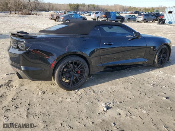 2019 Chevrolet Camaro 2SS with VIN 1G1FH3D72K0126254, listed as a Copart auction lot 89075055 with 65,280 mi miles and Salvage Title. Bid and sale history available at carsss.com. Image 3.