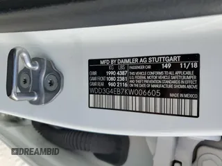 2019 Mercedes-Benz A 220 with VIN WDD3G4EB7KW006605, listed as a Copart auction lot 77336554 with 100,834 mi miles and Salvage Title. Bid and sale history available at DreamBid. Image 13.