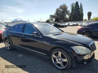 2008 Mercedes-Benz S 550 with VIN WDDNG71XX8A206492, listed as a Copart auction lot 48831245 with 205,849 mi miles and Salvage Title. Bid and sale history available at DreamBid. Image 4.