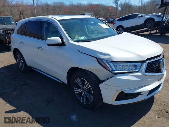 2017 Acura MDX with VIN 5FRYD4H33HB026679, listed as a IAAI auction lot 41894410 with 98,023 mi miles. Bid and sale history available at carsss.com. Image 1.