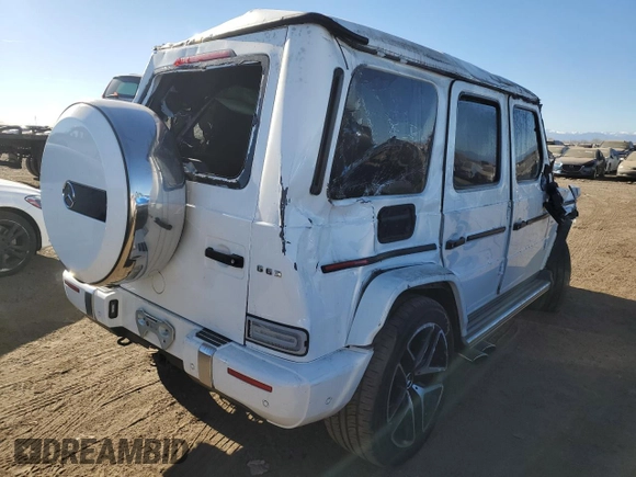 2019 Mercedes-Benz G 63 AMG with VIN WDCYC7HJ3KX315783, listed as a Copart auction lot 80127663 with Not Provided miles and Salvage Title. Bid and sale history available at DreamBid. Image 3.