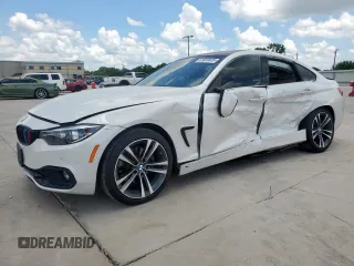 2018 BMW 4 Series 430i with VIN WBA4J1C58JBG77444, listed as a Copart auction lot 61829935 with Not provided miles and Salvage title. Bid and sale history available at DreamBid. Image 1.