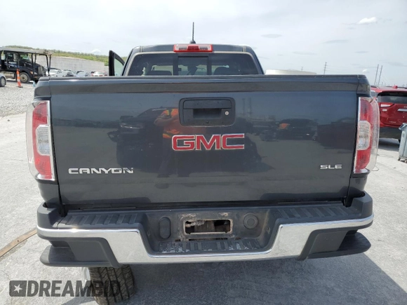 2016 GMC Canyon 2WD SLE with VIN 1GTH5CEA6G1288652, listed as a Copart auction lot 50274924 with 57,033 mi miles and Salvage Title. Bid and sale history available at carsss.com. Image 6.