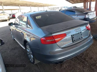 2014 Audi A4 Premium with VIN WAUAFAFL1EN037155, listed as a IAAI auction lot 41658153 with 96,711 mi miles. Bid and sale history available at carsss.com. Image 3.