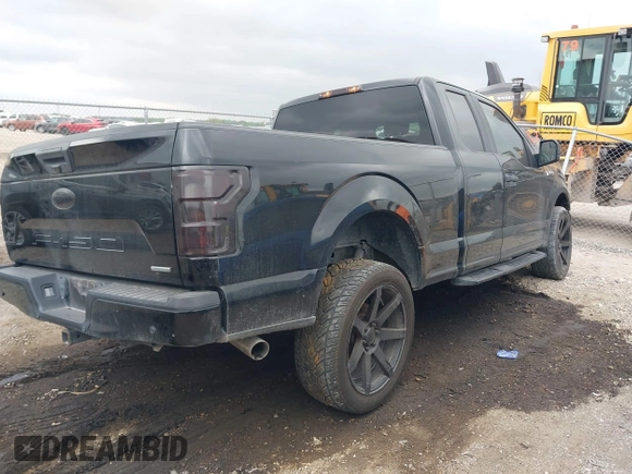 2018 Ford F-150 XL with VIN 1FTEX1EP1JKC22405, listed as a IAAI auction lot 42143837 with 111,597 mi miles and . Bid and sale history available at DreamBid. Image 4.