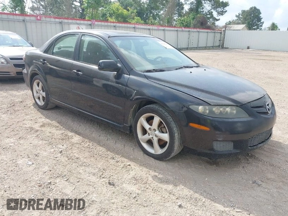 2008 Mazda 6 i Sport VE with VIN 1YVHP80CX85M21272, listed as a IAAI auction lot 42049348 with 240,304 mi miles. Bid and sale history available at carsss.com. Image 1.