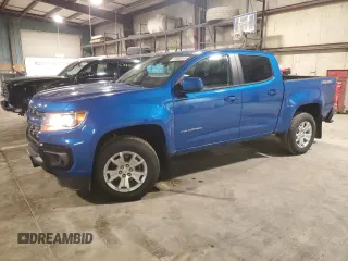 2021 Chevrolet Colorado 4WD LT z VIN 1GCGTCEN4M1190297, wystawiony jako Copart lot #57832815 z przebiegiem 48 509 mil mil oraz Szkoda całkowita • Salvage title. Historia ofert i sprzedaży dostępna na DreamBid. Obrazek 1.