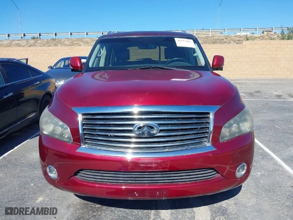 2011 Infiniti QX56 8-passenger with VIN JN8AZ2NCXB9301158, listed as a IAAI auction lot 41557465 with NaN miles. Bid and sale history available at carsss.com. Image 12.