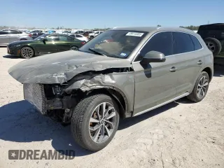 2023 Audi Q5 S line Premium Plus with VIN WA1EAAFY9P2007852, listed as a Copart auction lot 49415385 with 25,296 mi miles and Salvage Title. Bid and sale history available at carsss.com. Image 1.