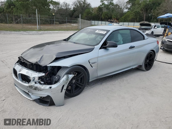 2016 BMW M4 with VIN WBS3U9C52GP969466, listed as a Copart auction lot 39457474 with 56,022 mi miles. Bid and sale history available at carsss.com. Image 1.