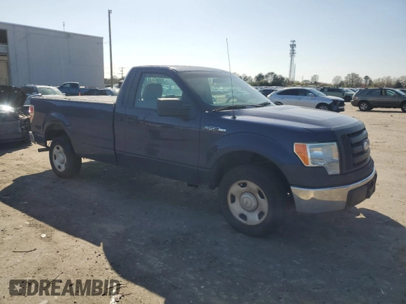 2009 Ford F-150 XL with VIN 1FTRF12W09KA76722, listed as a Copart auction lot 51442745 with 193,584 mi miles and Clean Title. Bid and sale history available at carsss.com. Image 4.