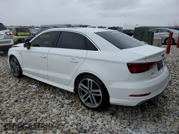2017 Audi A3 Sedan Premium Plus with VIN WAUJ8GFF3H1054090, listed as a Copart auction lot 44940324 with 78,601 mi miles. Bid and sale history available at carsss.com. Image 2.