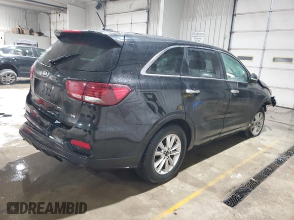 2019 Kia Sorento S with VIN 5XYPG4A5XKG489659, listed as a Copart auction lot 87430664 with Not Provided miles and Salvage Title. Bid and sale history available at DreamBid. Image 3.