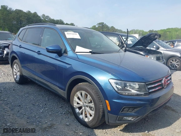 2018 Volkswagen Tiguan S with VIN 3VV0B7AXXJM018455, listed as a IAAI auction lot 41979115 with 92,104 mi miles. Bid and sale history available at carsss.com. Image 13.