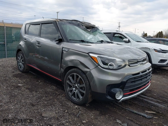 2017 Kia Soul ! with VIN KNDJX3AA5H7494352, listed as a IAAI auction lot 41662102 with 125,287 mi miles. Bid and sale history available at carsss.com. Image 1.