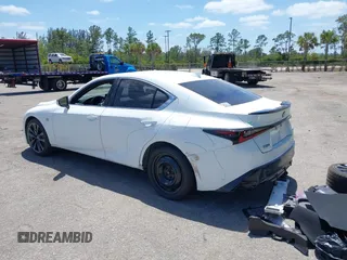 2021 Lexus IS 350 F Sport z VIN JTHGZ1B20M5043799, wystawiony jako IAAI lot #42155263 z przebiegiem 71 587 mil mil oraz . Historia ofert i sprzedaży dostępna na DreamBid. Obrazek 3.
