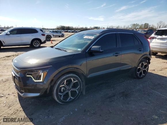 2023 Kia Niro EX with VIN KNDCR3LE6P5092997, listed as a Copart auction lot 41640185 with 23,479 mi miles and Salvage Title. Bid and sale history available at carsss.com. Image 1.