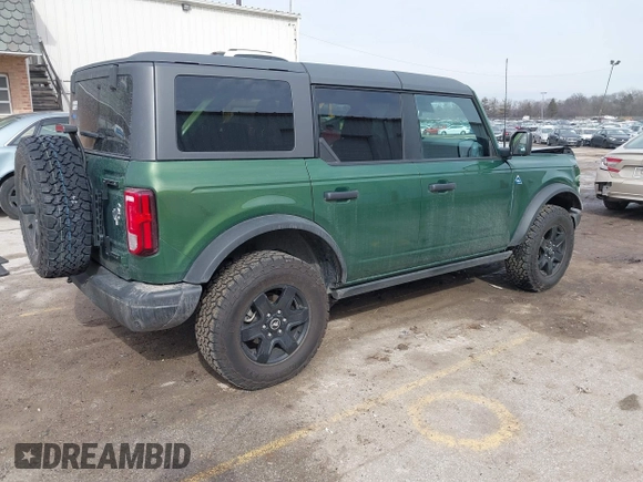2023 Ford Bronco with VIN 1FMDE5BH0PLB87215, listed as a IAAI auction lot 41672530 with 20,863 mi miles. Bid and sale history available at carsss.com. Image 4.